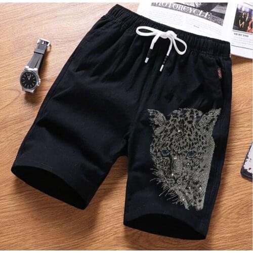 Hot drill Summer New Casual Shorts Men Beach Breathable Loose Shorts Mens Fashion Short Pants Shorts Male