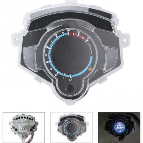 Universal Motorcycle Odometer Speedometer Tachometer Accessory Motorcycle Speedometer Tachometer Instrument for 2/4 Cylinder