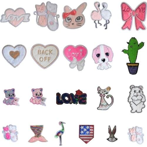 High-quality animal micro-chapter sequins can be sewn childrens jeans jacket fabric DIY clothing accessories 1PCS for sale