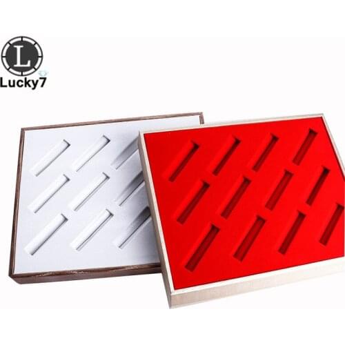 12-bit PU Leather Bracelet Tray Jewelry Display Stand Bracelet Storage Rack For Bracelet Display Stand Bracelet Organizer Holder