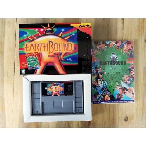 16Bit Games ** Earthbound ( USA Version!! Box+Manual+Cartridge!! )