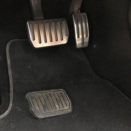 2021 Suitable For Tesla 3 Model y Cab Accelerator Brake Rest Area Metal Pedal Modification