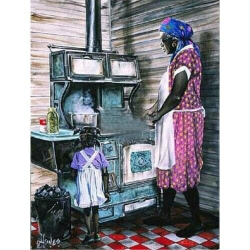 5d Diy African people diamond painting crystal painting by numbers diamond mosaic full square round drill embroidery art L465