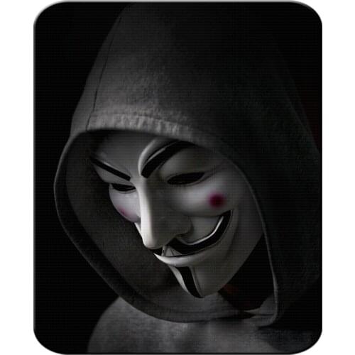 MERCHANDMANIA large ANONYMOUS ANONYMOUS HACKER mat for raton computer pc laptop gaming gamer