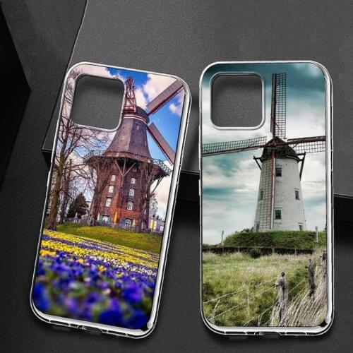 Windmill wallpaper Phone Case For iphone 11 pro max case iPhone 11 12 pro XS MAX Mini 8 7 6 6S Plus X SE 2020 XR phone case