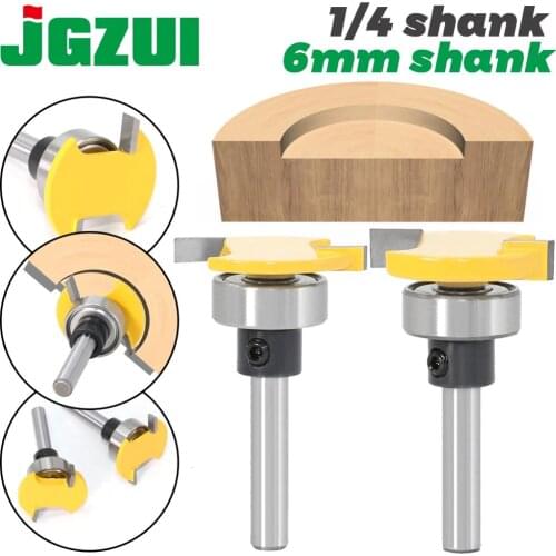 6mm shank 1/4 shank Handle belt bearing T cutter Slotting knife router bit Carpenters notch knife