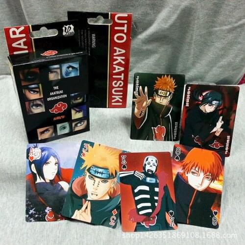 THE AKATSUKI ORGANI ZATION Poker Cards Board Game Cards With Box anime toy