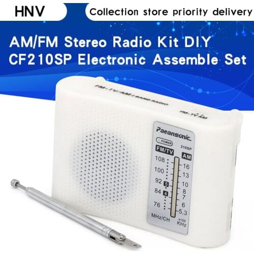 CF210SP AM/FM Stereo Radio Kit DIY Electronic Assemble Set Kit For Learner July DropShip DIY laboratory