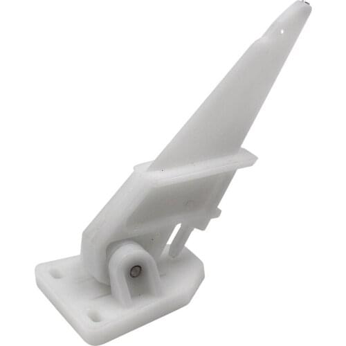 Marine Boat Universal Speedometer Automatic Kick-up Tube 80 MPH - White - Plastic