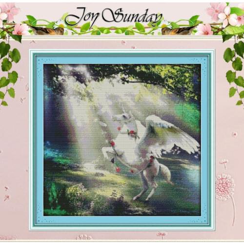 The Keeper of the Forest Counted Cross Stitch 11CT 14CT Cross Stitch Sets Wholesale Cross-stitch Kits Embroidery Needlework