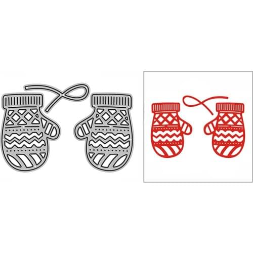 New Couple Gloves Craft Embossing Mold 2021 Metal Cutting Dies for DIY Decorative Scrapbooking Album and Card Making No Stamps