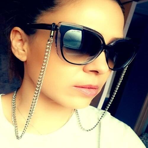 New arrival non-fading aluminum chain sunglasses chain Bohemian style fashion simple anti-lost glasses chain mask chain