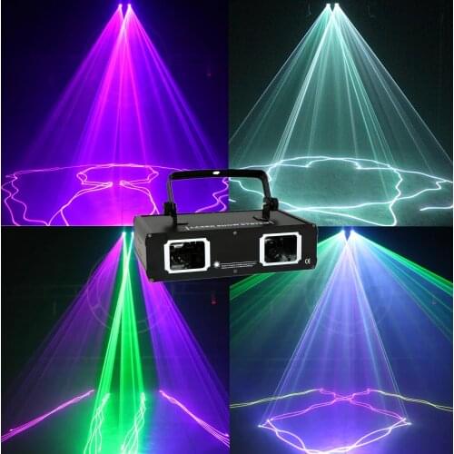 The new RGB laser light professional DMX512 control laser effect, it is suitable for disco party dance hall, etc