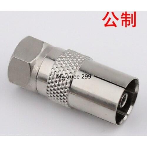 Public F common head turn TV9.5 female head RF adapter cable TV connector box adapter sales promotion