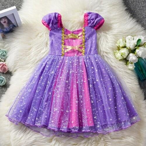 Sofia the First Girls Dress Summer Toddler Dresses For Girls Party Dress Birthday Gift Costume Princess Dress Children Clothing