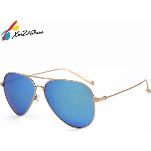 2018 Polarized zero Sunglasses Women men female brand Metal Frames Sun Glasses For women retro Male Pink classic Round 21012