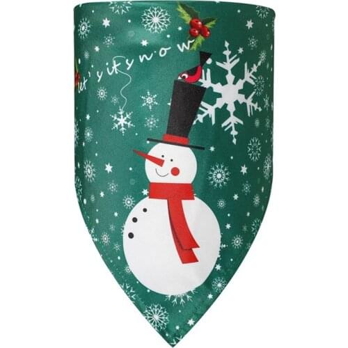 ChristmasDecoration Dog Bandanas Pet Scarf Pet Bandana Washable Bow Ties Collar Cat Dog Scarf Dog Accessories Pet Supplies