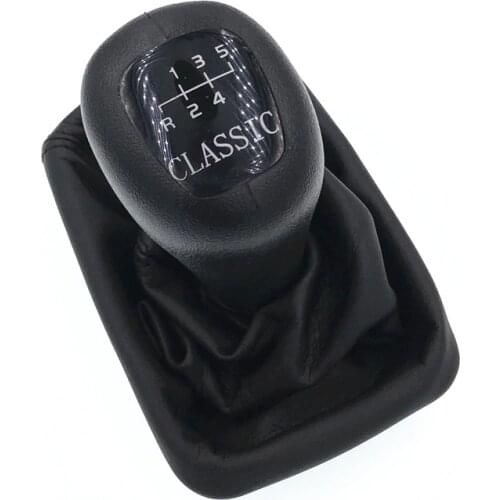 High Quality 5 Speed Car Shift Gear Knobs With Gaitor For Mercedes Benz W202 C Class CLASSIC AVANTGARDE ELEGANCE