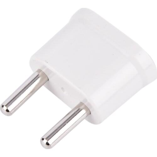 Universal Electronics Power Plug Adapter Converter White Travel Charger Wall AC 2x UK/EU/AU to US Power Plug Converter Adapter