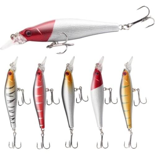 1PCS 8.8cm 8.5g Fishing Lure Quality Minnow Lure 3D Eyes Plastic Hard Bait Pesca Artificial Jig Wobblers Crank Bait Fishing Bait