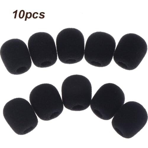 20pcs Hot Sales Headset Replacement Foam Microphone Cover Telephone Headset Cover Mic Cover Windshield Headset Wind Shield Foam