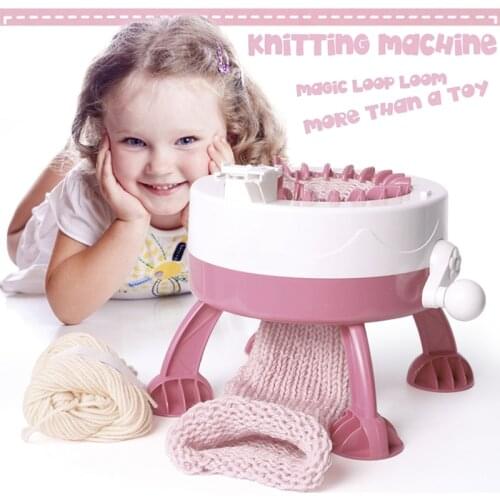 22 Needles Creative DIY Knitting Machine Magic Loop Weaving Loom Weaving Scarf Sweater Hat Socks EducationalToy for Adults Kids