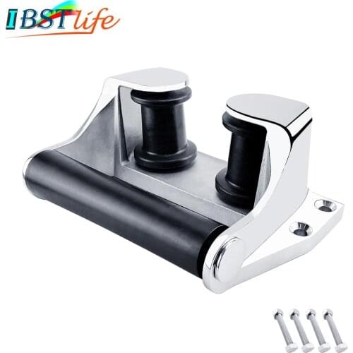 Stainless Steel 316 Heavy Duty Boat Bow Fairlead Roller Chock Wheel Marine Cleat Bollard Anchor Roller Hardware Accessories