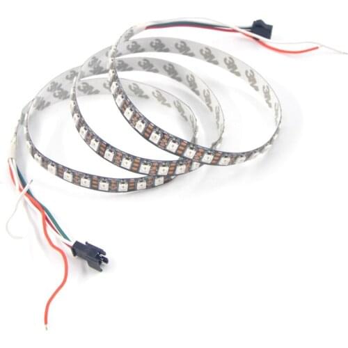 50M 10X5M WS2812B SK6812 5050 RGB 96leds/m Addressable LED Strip Light white /black PCB IP30 Non-Waterproof Grade