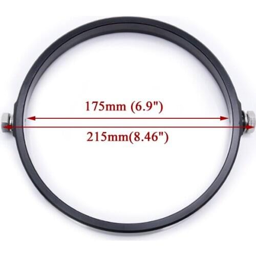 7" Motorcycle Headlamp Frame Universal Motorbike Scooter Motor Retro Black Silver Shell 7 Inch Headlight Cover Circle