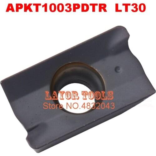 APKT1003PDTR LT30, LAMINA orighinal CNC blade carbide insert LATHE TOOL 10pcs/lot,APKT 1003 PDTR LT30
