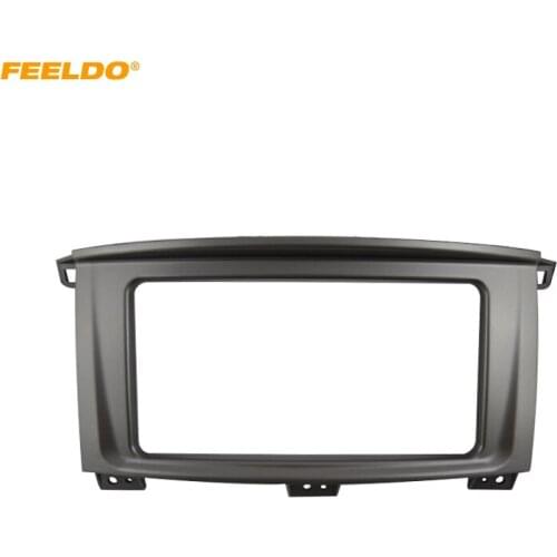 FEELDO Car Radio Stereo Frame For Toyota 4700 Lander Cruiser VXR 2Din Frame Fascia Dash Panel Installation Kits #HQ3724
