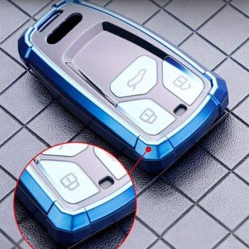 TPU for Audi A4 A5 S5 SQ5 Q5 Q7 TT Remote Key Case Fob Shell Cover Skin Holder 2017 2018 2019 Key Covers for House Keys