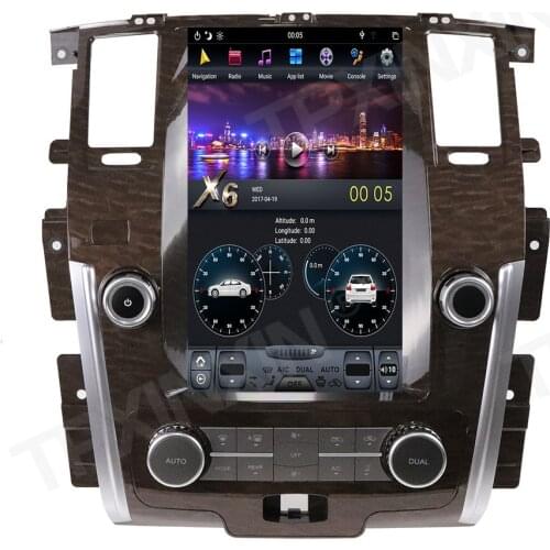 Digital Cluster Virtual Cockpit Android 9.0 For Nissan Patrol Y62 Car GPS Navigation Tesla Screen Multimedia Player Auto Stereo
