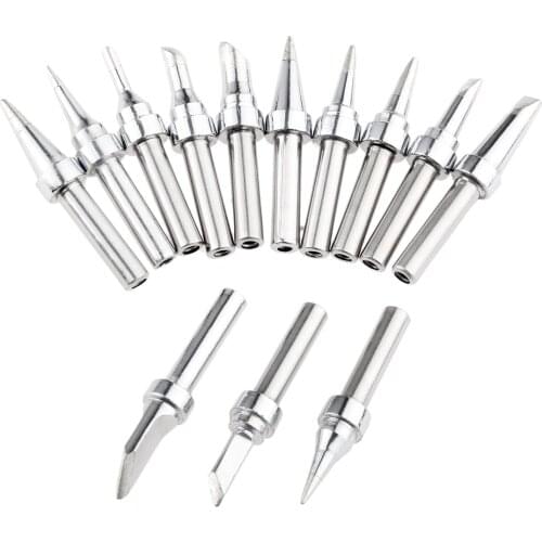 DRELD 13Pcs/set 200M-T Series High-Frequency Soldering Station Soldering Iron Tip For Quick 203/204 Welding Iron Head