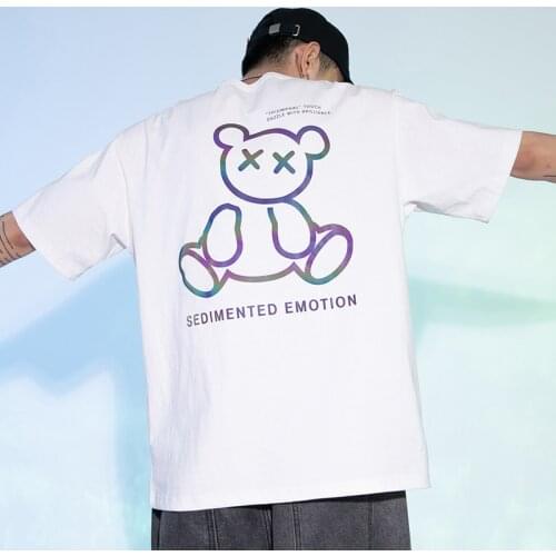 Unisex Summer New Oversize Cotton T-shirt Male Short Sleeve Loose Breathable T Shirt Womens Tee Tops Mens Clothes Harajuku
