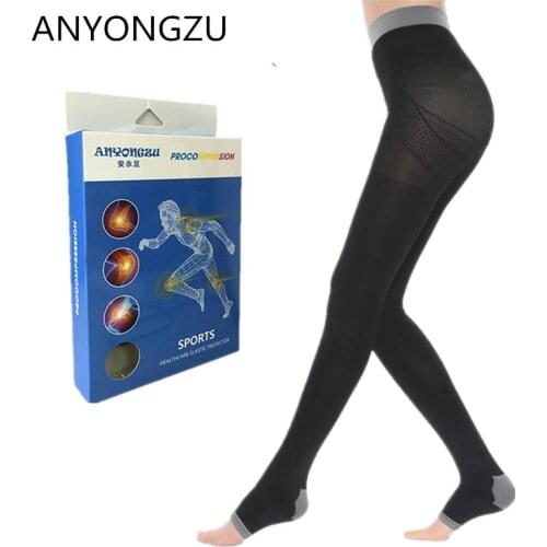 ANYONGZU 420D Long Professional Multifunction Night Sleeping Pantyhose Shaping Leg Promote Blood Circulation Medical Stocking