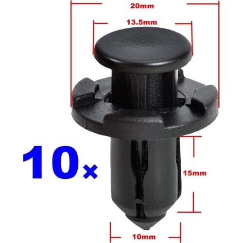 10pcs Engine Cover Fender Clips Grille Bumper Trim Mountings Fastener for Subaru Baja Forester Impreza Legacy Outback 90914-0007