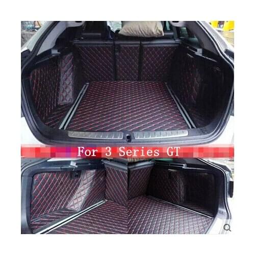Best quality! Special car trunk mats for BMW 3 Series GT F34 2017-2012 durable waterproof boot carpets cargo liner,Free shipping