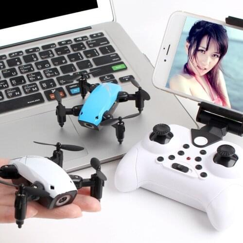 Mini RC drones With/Without camera wifi fpv 0.3mp Foldable Quadcopter S9 Pocket Drone Altitude Hold Photograph Helicopter dron