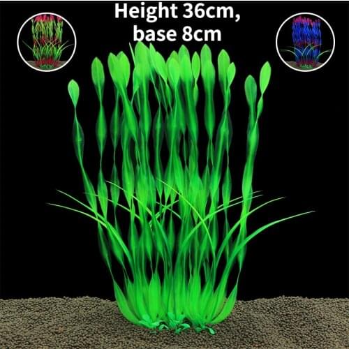 2021 New Fish Tank 36CM Water Grass Plant Simulation Ecological Decoration Plastic Artificial Flower Aquarium Decoration