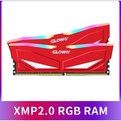 New arrival Gloway RAM RGB DDR4 8GBX2 16GB 3200MHz RAM DIMM 288-pin Desktop