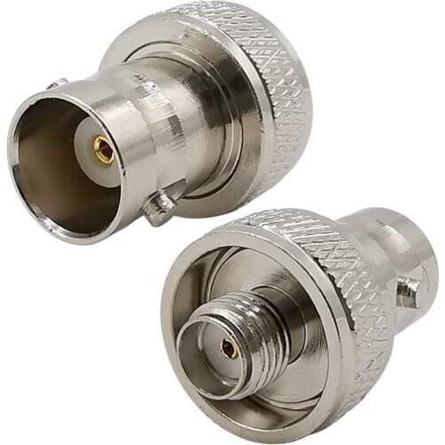 2Pcs SMA Female to BNC Female Convert Adapter BNC to SMA Antenna Connector for Two Way Radio BaoFeng UV-5R FD-880