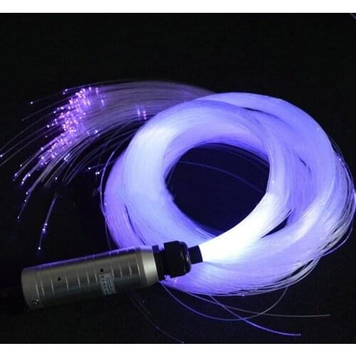 RF touch remote control 12V 6W RGB LED Fiber Optic driver Light engine RGB Star DIY Ceiling Kit 100/150/200pcs 2M 0.75mm cable