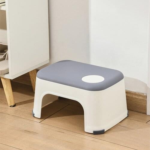 Thicken Plain Children Stools Living Room Non-slip Bath Bench Child Stool Changing Shoe Stool Portable Small Furniture Chair