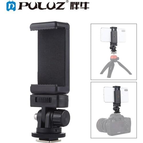 PULUZ Vlog Clamp Smartphone Clamp for Vlogging Accessories Rig Camera Mini Tripod Stabilizer Adjustable for Camera Smartphone