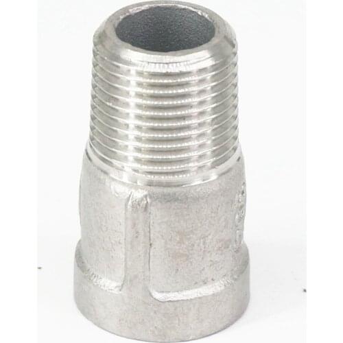 3/8" BSPP Female to BSPT Male Thread 304 Stainless Steel Pipe Fitting Connector water oil air 230 PSI