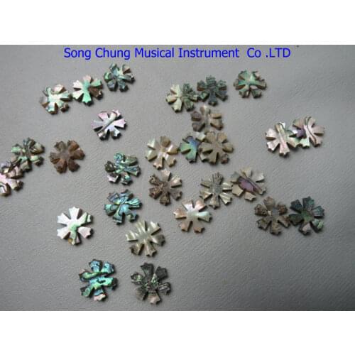 30Pcs Inlay 0.53"x0.08"(13.5*2mm) Mother of pearl Shell blanks snowflake style