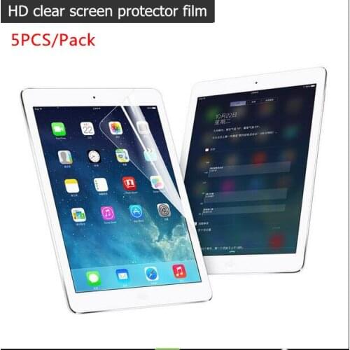 5PC/ Pack good front protective for 2017 ipad air 1 clear screen protector for ipad air 2 pro 9.7 film guard check online
