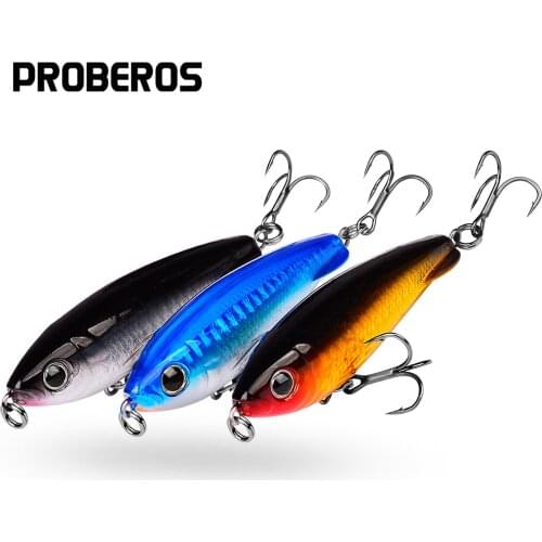 PROBEROS 6PCS Thrill Stick Sinking Pencil 8.5cm-11.5g Fishing Stickbait Wobblers With Inner Balls SaltWater Artificial Hard Bait