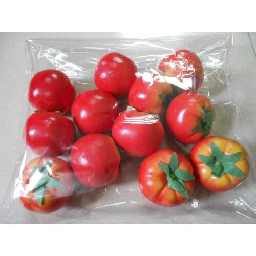 8cm tomoto Simulation fruit Mini Fruit model simulation fruit vegetable set fake fruit decorative accessories